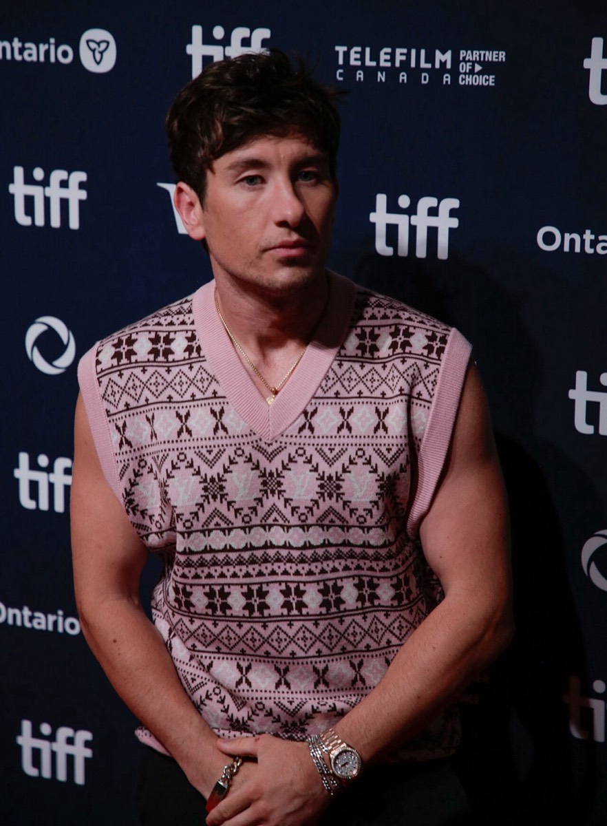 Barry Keoghan: Patterned knit vest