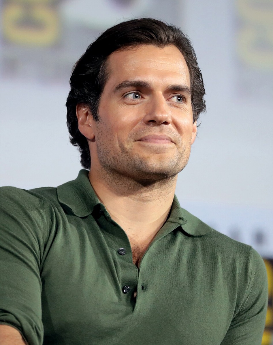 Henry Cavill: Green knit polo