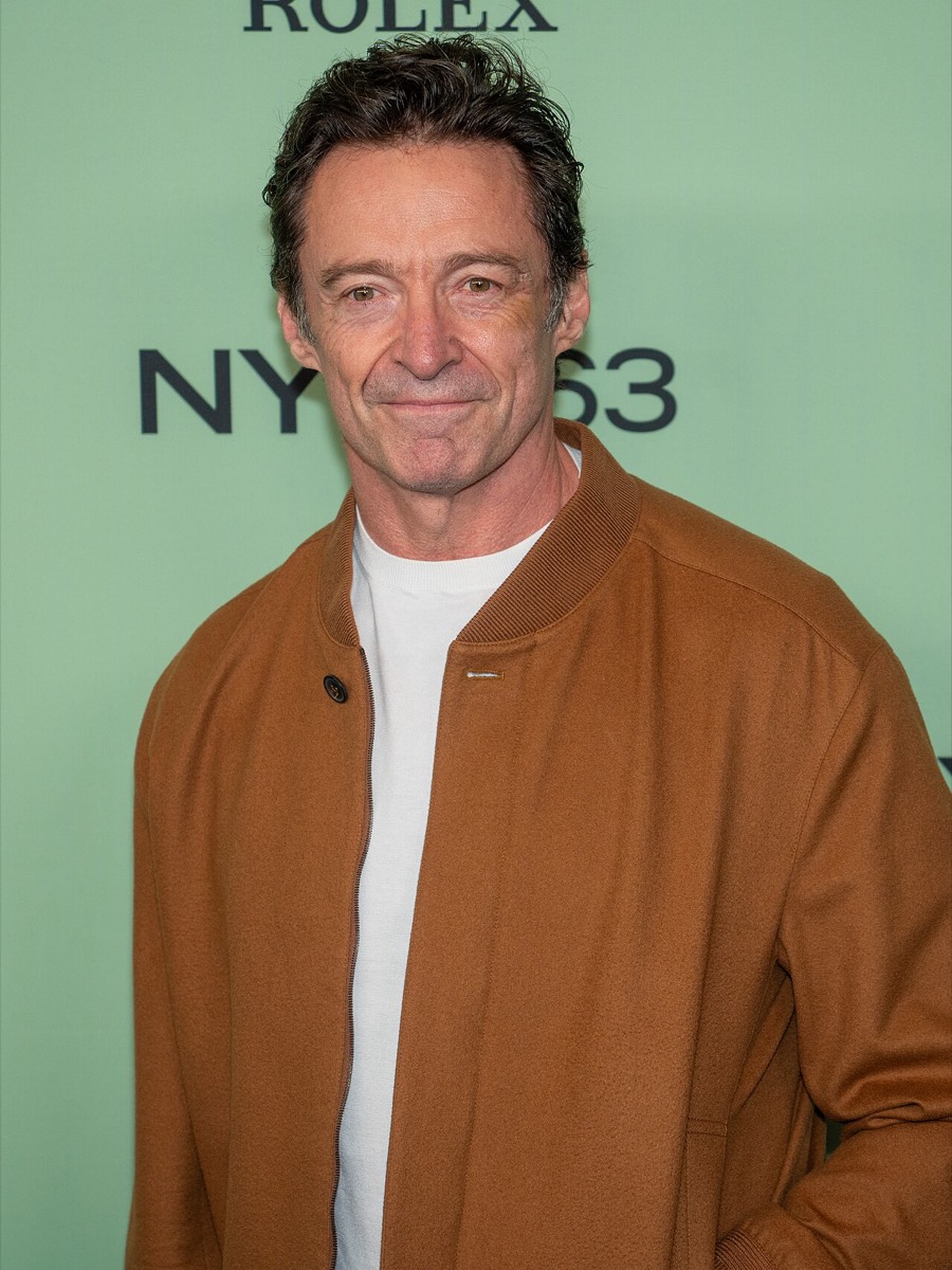 Hugh Jackman: Brown suede jacket