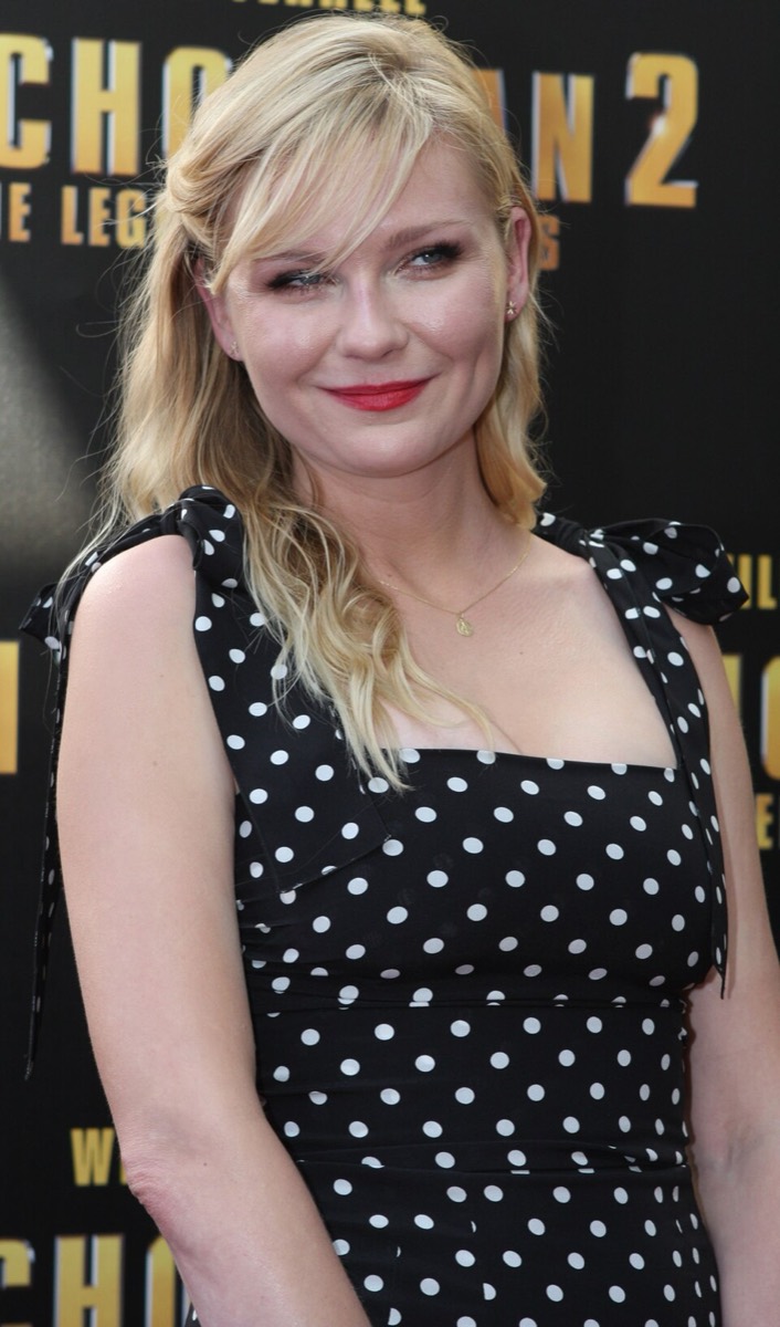 Kirsten Dunst: Polka-dot dress