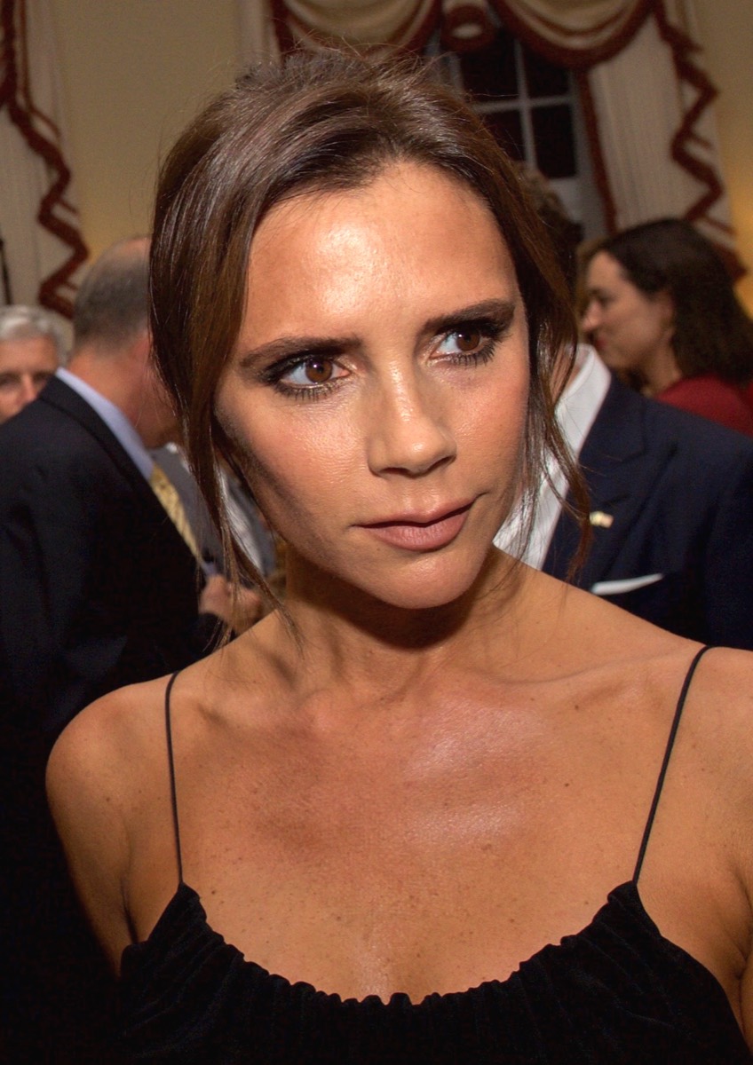 Victoria Beckham: Black slip camisole